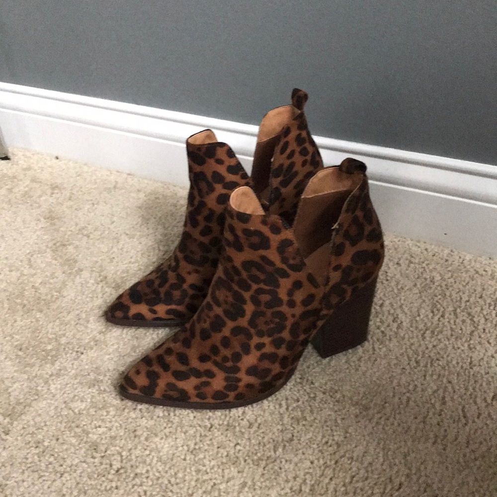Leopard Booties